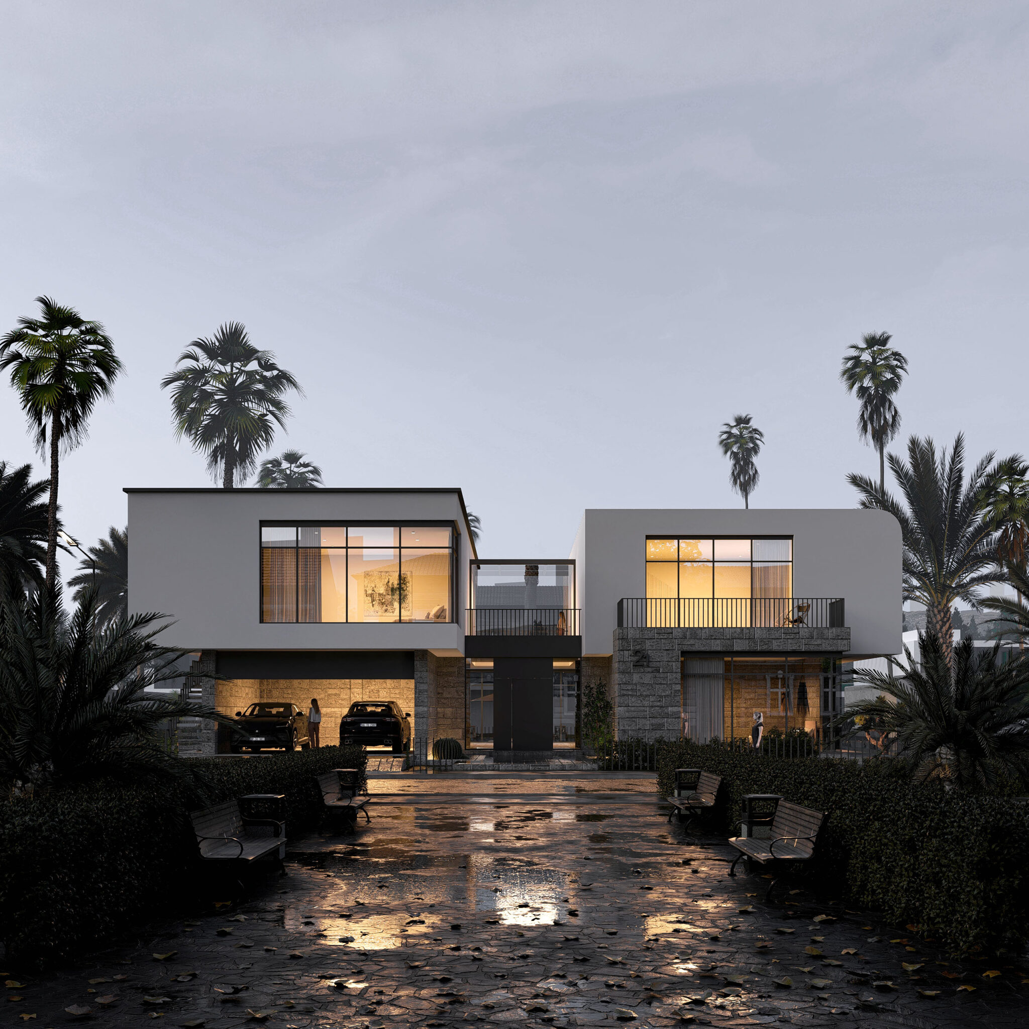 Interior and exterior design, Architecture, Villa. Harooni Design and Build