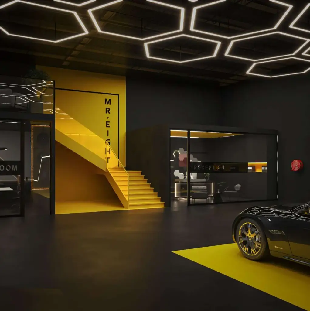 Interior Design Commercial Space Garage Harooni Design Architecture in Dubai UAE