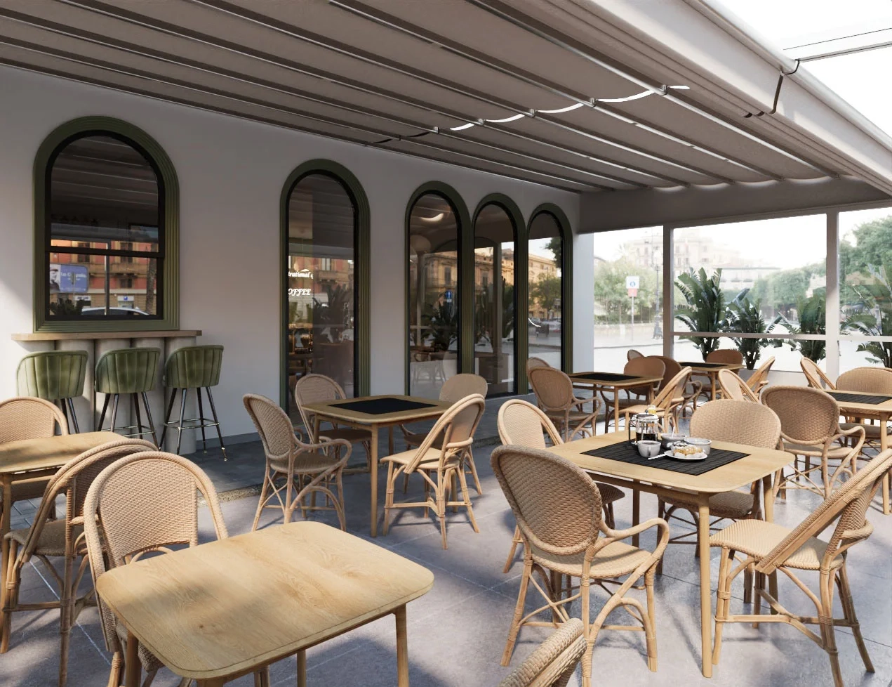 Interior Design Commercial Space Bakery Coffee Shop Harooni Design Architecture in Dubai UAE